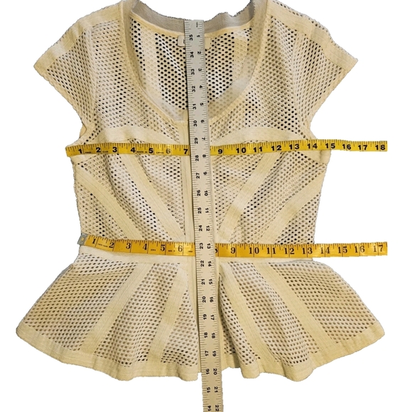 Bebe Peplum Top-Size Small - Picture 11 of 16